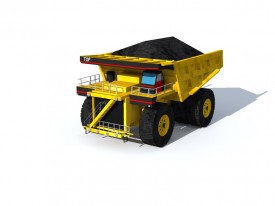 Mining truck 3D Object | FREE Artlantis Objects Download